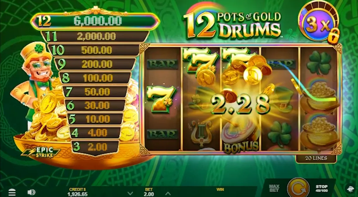 12 Pots of Gold Drums